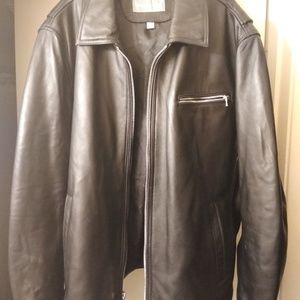 Michael kors leather coat